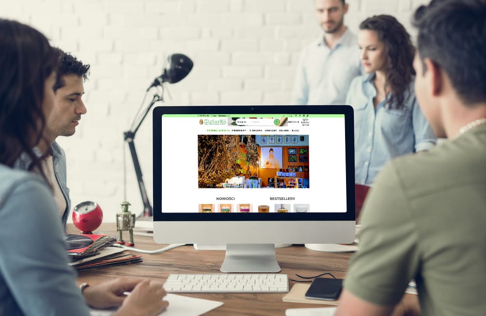 Zielarka - serwis strony www