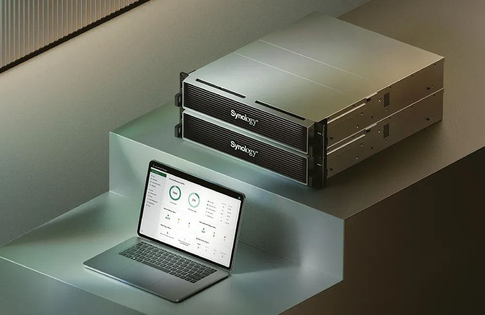 Wdrożenie backupu Synology ActiveProtect DP7400 2 Synology ActiveProtect DP7400 — wdrożenie backupu i disaster recovery, realizacja mIT group