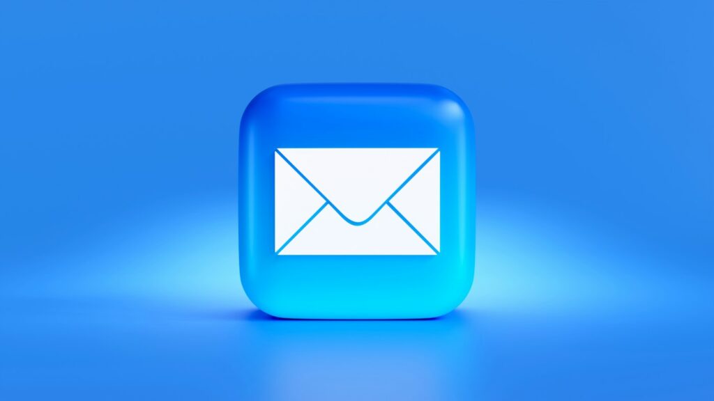 Przycisk z kopertą – wiadomość e-mail