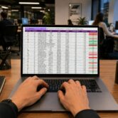 Praca w arkuszu Excel na laptopie — koniec wsparcia Office 2021 w firmie Praca w arkuszu Excel na laptopie — koniec wsparcia Office 2021 w firmie